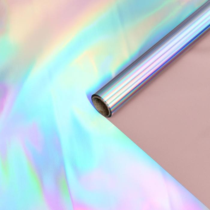 Пленка флористическая, перламутровая, 58 см х 5 м Пленка флористическая, перламутровая, 58 см х 5 м