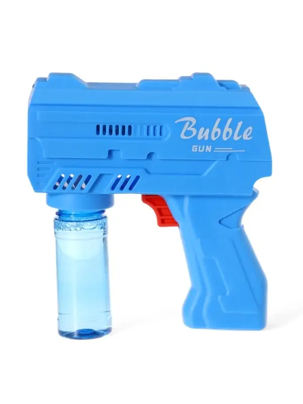 Генератор мыльных пузырей &laquo;Пистолет&raquo;, световые эффекты, работает от батареек, синий