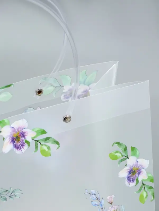 Пакет подарочный прозрачный &laquo;Счастье&raquo;, 30&times;26&times;12 см