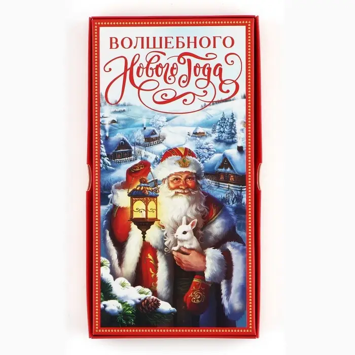 Коробка для шоколада «Волшебного Нового года!», с окном, 9.4 х 1.7 х 18.4 см Коробка для шоколада «Волшебного Нового года!», с окном, 9.4 х 1.7 х 18.4 см