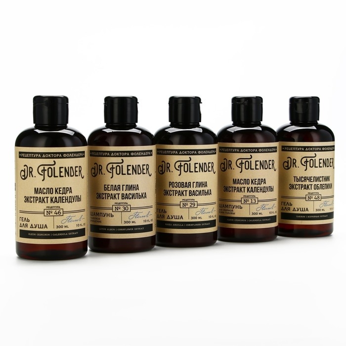 Гель для душа с маслом кедра и экстрактом календулы, защита и регенерация, 300 мл, DR.FOLENDER Гель для душа с маслом кедра и экстрактом календулы, защита и регенерация, 300 мл, DR.FOLENDER