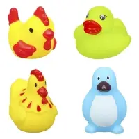 Резиновые игрушки для ванны &laquo;Малыши&raquo;, с пищалкой, в наборе 14 шт., Крошка Я