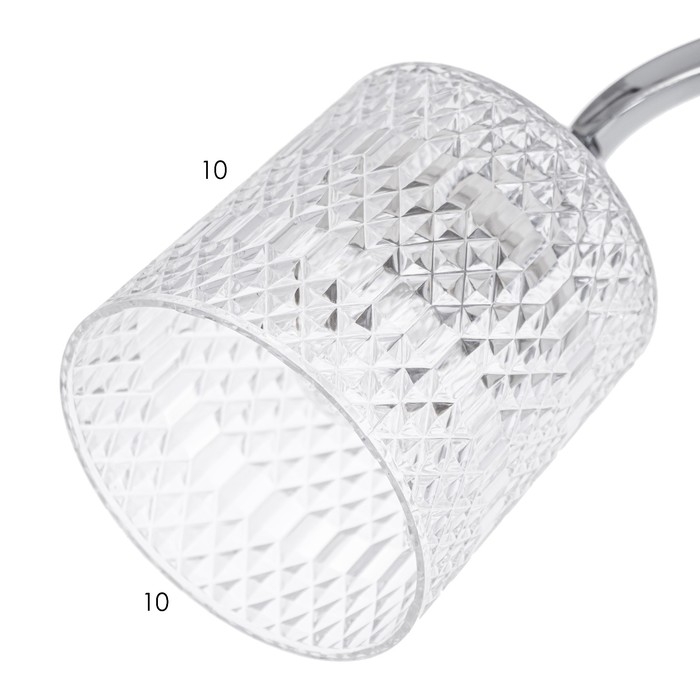 Люстра потолочная Люстра потолочная "Амис" E27 3х40Вт хром 47х47х22см