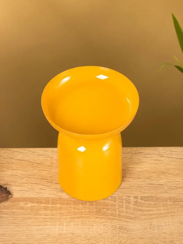 Подсвечник на 1 свечу "Песок" глянцевый 10х10х13 см