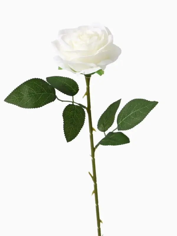 Цветы искусственные &laquo;Роза Глория&raquo;, 9&times;60 см, белые