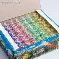 Фонарик - брелок для ключей &laquo;Рассеиватель цветок&raquo;, 1 LED, 2.2&times;6.5 см, МИКС