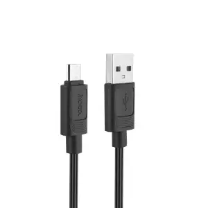 Кабель USB на MicroUSB 1M 2.4A X122 HOCO черный