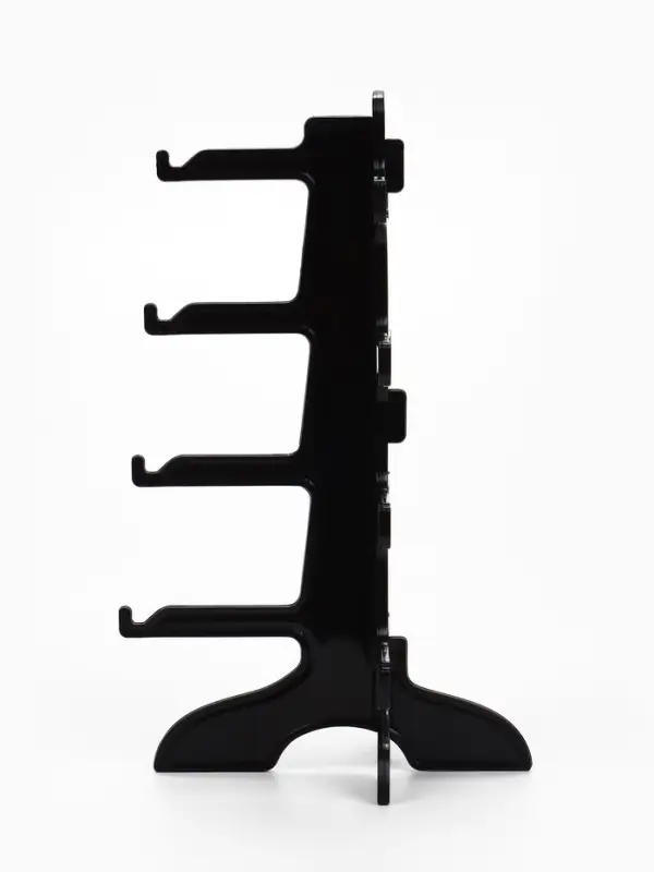 Подставка под очки, 4 места, 16&times;14.5&times;25.5 см, чёрная