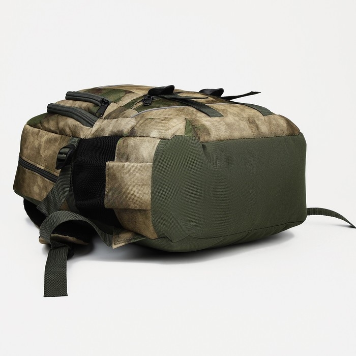 Рюкзак туристический, 22 л, 2 отдела на молниях, 5 наружных карманов, «ЗФТС», цвет зелёный Рюкзак туристический, 22 л, 2 отдела на молниях, 5 наружных карманов, «ЗФТС», цвет зелёный