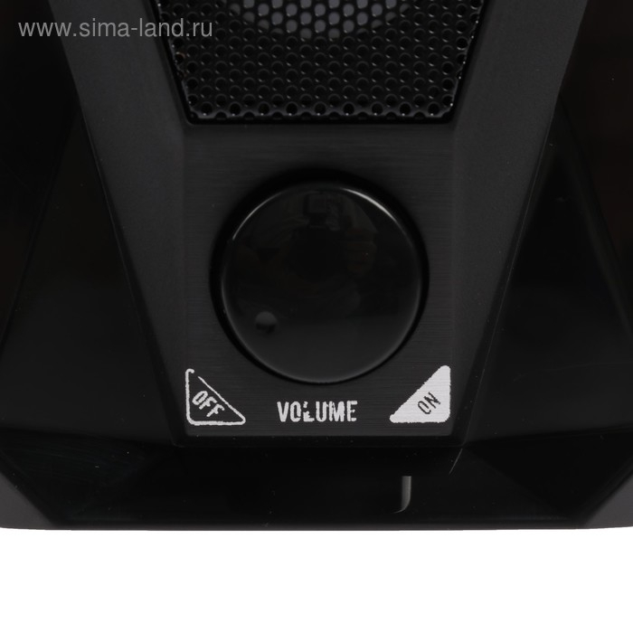 Компьютерные колонки 2.0 Qumo Blade AS001, 15 Вт, подсветка, черные Компьютерные колонки 2.0 Qumo Blade AS001, 15 Вт, подсветка, черные
