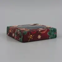 Коробка для 9 конфет &laquo;Роскошный щелкунчик&raquo;, 14.7&times;14.7&times;3.5 см