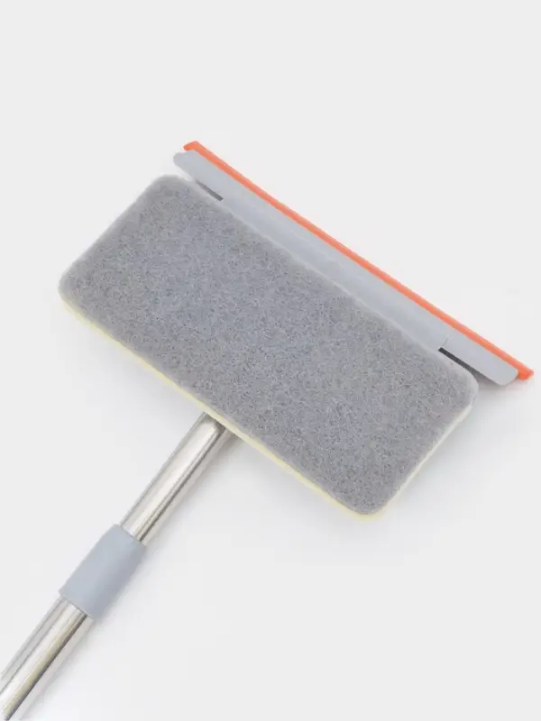 Окномойка "Топ" 2-х секционный черенок, выс 75 см, съемная насадка велюр, водосгон