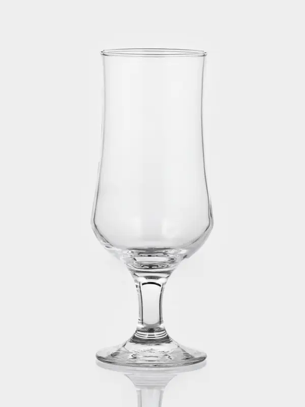 Пивные бокалы Paşabah&ccedil;e Tulipe, 370 мл, набор 6 шт., стекло, прозрачные