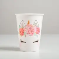 Стакан для цветов &laquo;Единорожка&raquo;, 350 мл