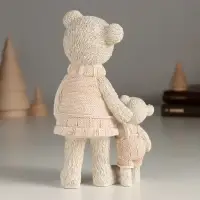 Фигурка полистоун &laquo;Мишка с малышом в розовых свитерах&raquo;, 9&times;7&times;16 см