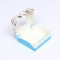 Коробка подарочная новогодняя складная «Открытка», 10×8×3.5 см