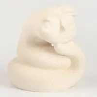 Копилка - раскраска из гипса на новый год &laquo;Милая змея&raquo;, набор для творчества