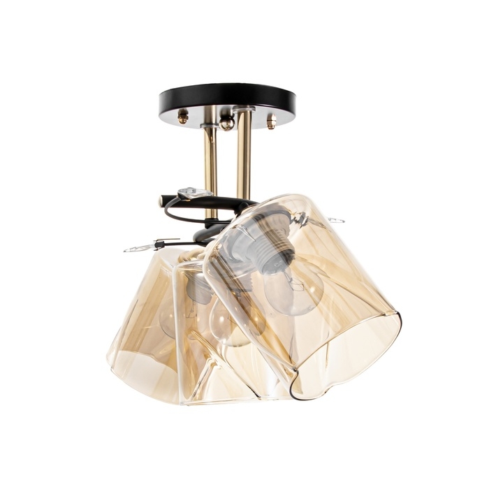 Люстра Люстра "Артемис" 3хЕ27 40Вт черно-золотой 52х20х27 см