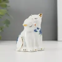 Фигурка керамика &laquo;2 киски неженки&raquo;, 7.5&times;6 см