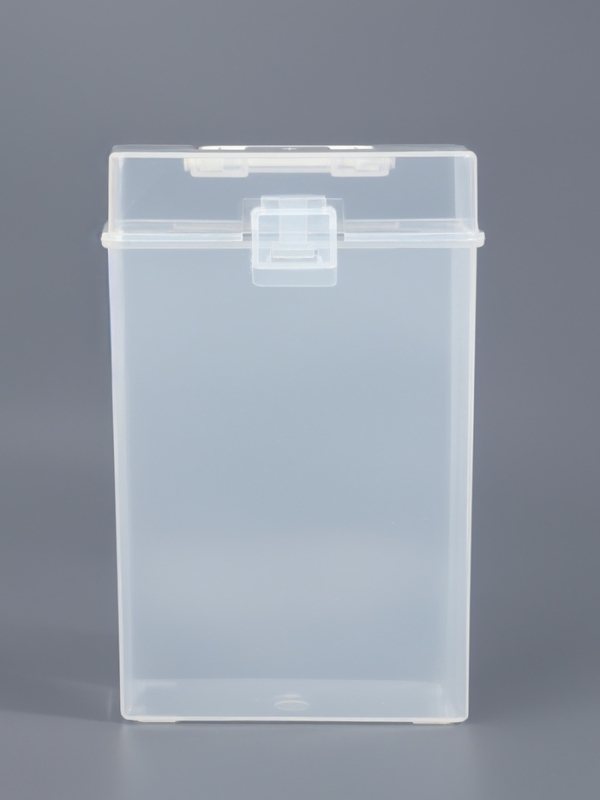 Органайзер для хранения, с ручкой, с крышкой, 16.5×11×6 см, прозрачный