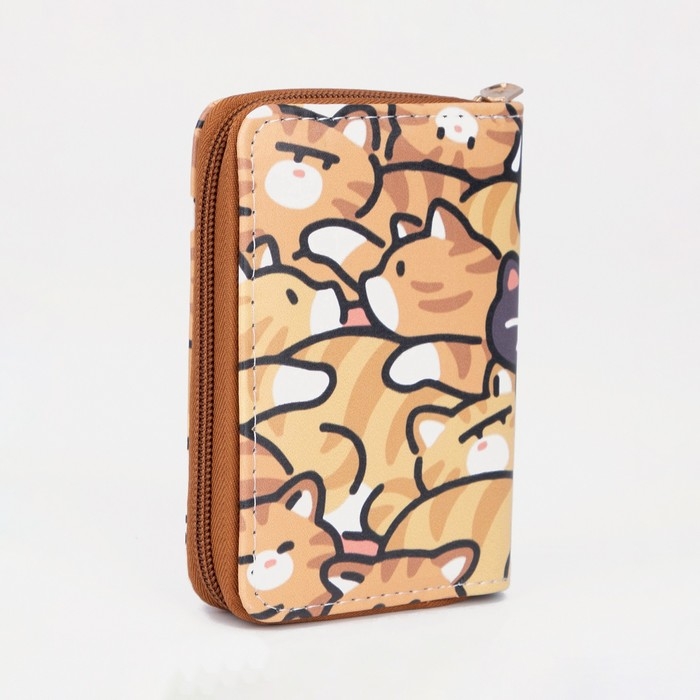 Кошелёк на молнии «Выбражулька», цвет рыжий