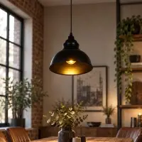 Светильник подвесной BayerLux &laquo;Серво&raquo;, E27, 60 Вт, 19.5&times;19.5&times;18 см, чёрный