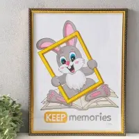 Фоторамка для фото 30&times;40 см Keep memories &laquo;Камея&raquo;, пластик под золото, (пластиковый экран)