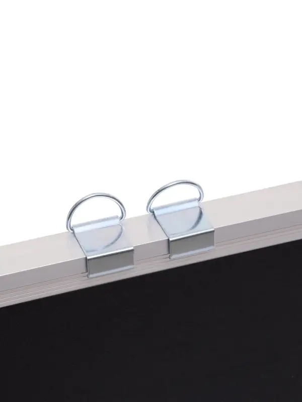 Доска магнитно-маркерная Calligrata, 90&times;120 см, черная, с полочкой, в алюминиевой рамке