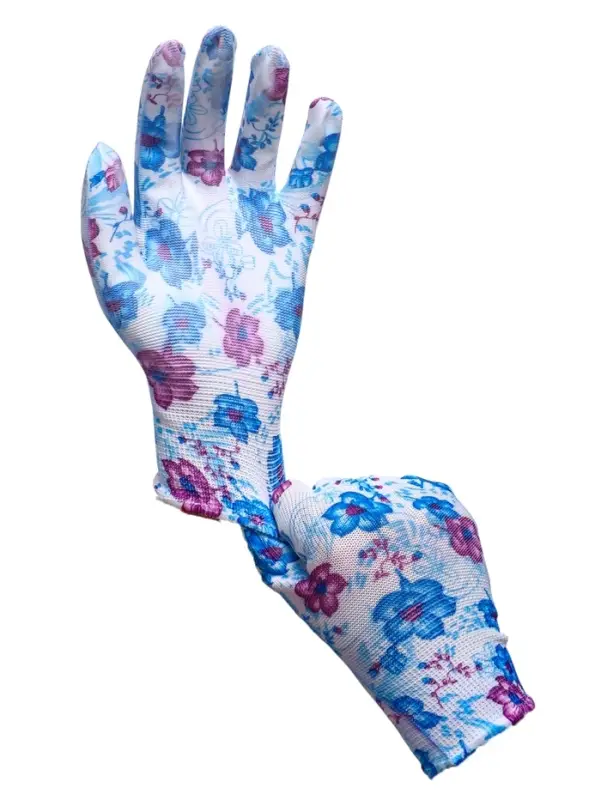 Перчатки нейлоновые, с ПВХ пропиткой, размер 8, цвет МИКС, Greengo