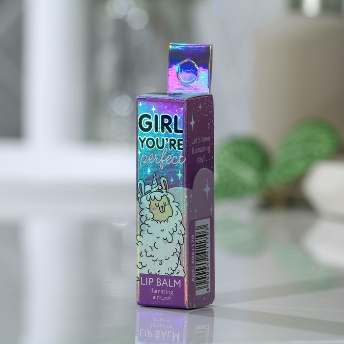 Бальзам для губ Girl you're perfect, 5 г, аромат миндаля, BEAUTY FОХ Бальзам для губ Girl you're perfect, 5 г, аромат миндаля, BEAUTY FОХ