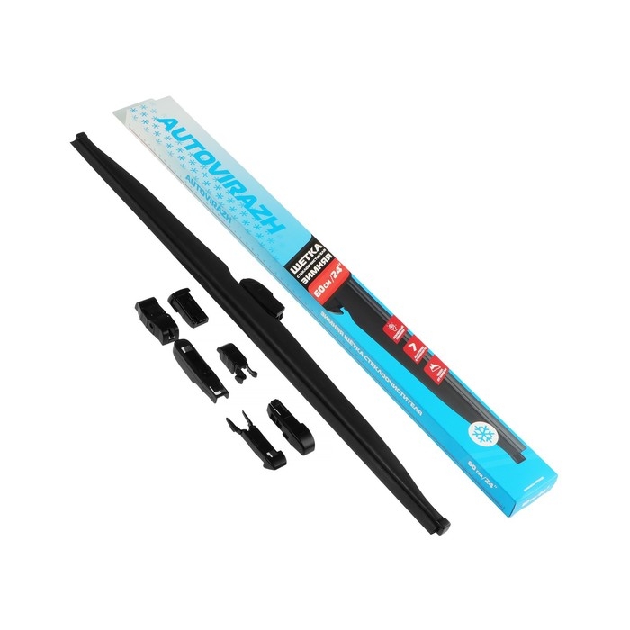 Щетка стеклоочистителя Autovirazh, 24 Щетка стеклоочистителя Autovirazh, 24"/600 мм, зимняя, крючок