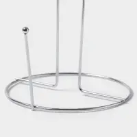 Держатель для бумажных полотенец настольный Доляна, 13.5&times;13.5&times;27 см, хром