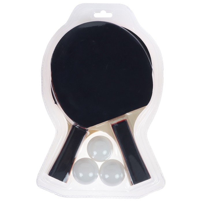 Набор для настольного тенниса BOSHIKA Championship: 2 ракетки, 3 мяча, 2 звезды Набор для настольного тенниса BOSHIKA Championship: 2 ракетки, 3 мяча, 2 звезды