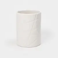 Набор для ванной "Fantasy", 2 предмета (дозатор для мыла, стакан), цвет белый