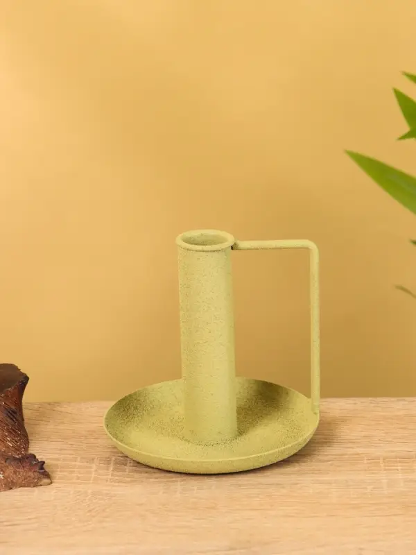 Подсвечник на 1 свечу текстурный с ручкой и блюдцем «Оливковый», 10×10×9.5 +/- 0.5 см Подсвечник на 1 свечу текстурный с ручкой и блюдцем «Оливковый», 10×10×9.5 +/- 0.5 см