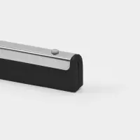 Водосгон для пола, основание нержавеющая сталь, стяжной хомут, 55 см