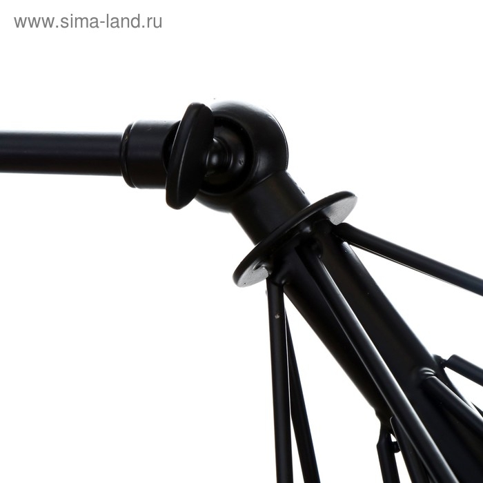 Бра Бра "Блум" 1х40Вт E27 черный 25x20x25 см.