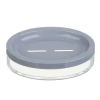 VETTA Мыльница, акрил, 13x9x3 см, серый