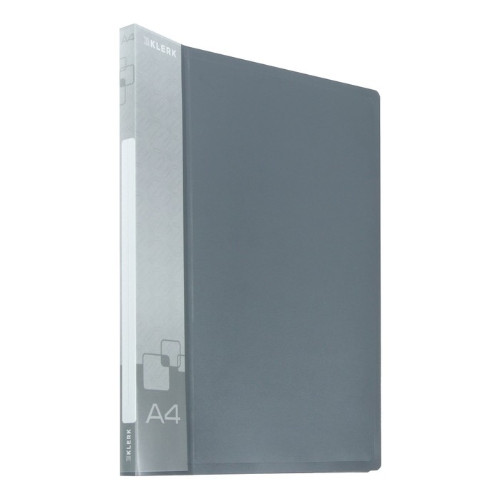 Папка с 30 вкладышами А4, 600 мкм, Calligrata, 15 мм, серая Папка с 30 вкладышами А4, 600 мкм, Calligrata, 15 мм, серая