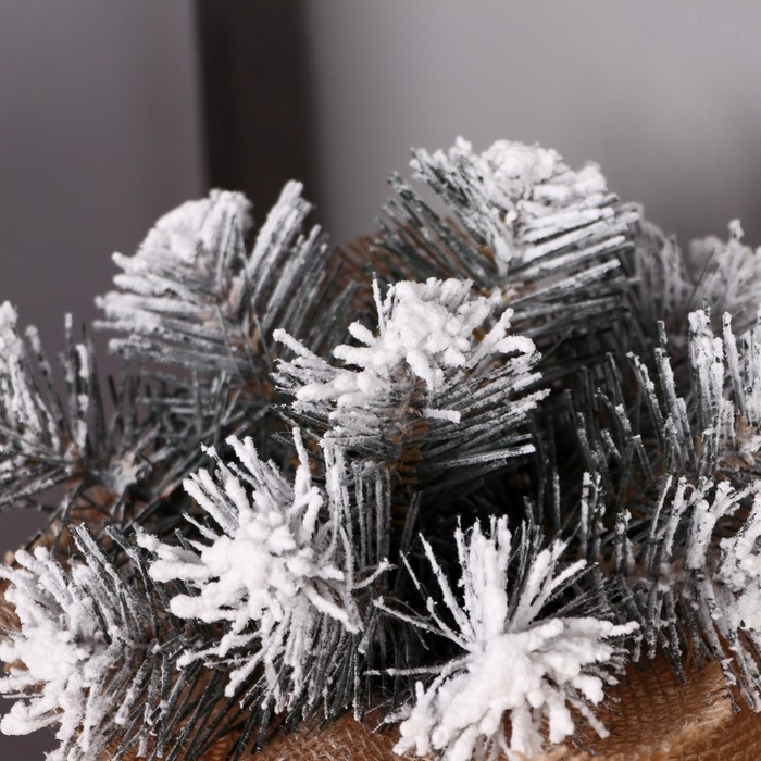 Новогодняя композиция  Новогодняя композиция "Снегопад" 20 см