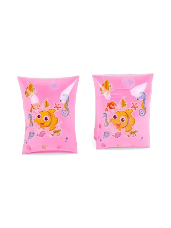 Нарукавники для плавания, размер M, цвет розовый