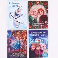 Блокнот А7, на скрепке, 16 листов, в клетку &laquo;Сестры&raquo; МИКС