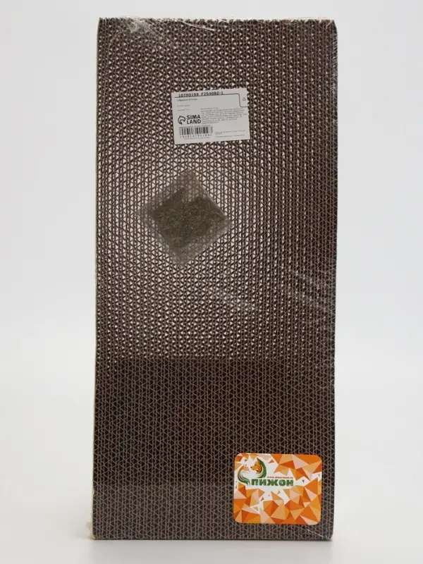 Когтеточка-лежанка &laquo;Пижон. Волна&raquo;, 42.5&times;20&times;3.5 см, с кошачьей мятой, гофрокартон