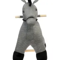 Качалка &laquo;Конь Восток&raquo;, светло - серая, МИКС