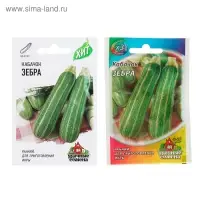Семена Кабачок "Зебра", 1,5 г серия ХИТ х3 Семена Кабачок "Зебра", 1,5 г серия ХИТ х3