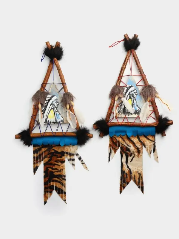 Панно "Вождь" 30х3х60 см