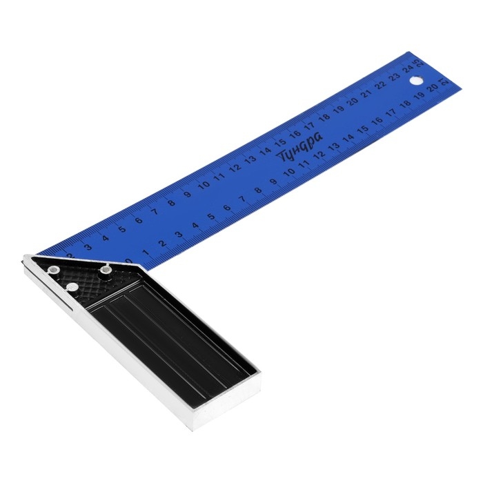 Угольник металлический ТУНДРА, 250 мм Угольник металлический ТУНДРА, 250 мм