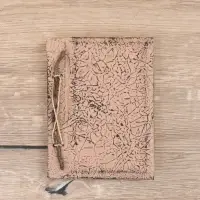 Блокнотик плетеный, 48 листов, 14х18х2 см, цв. бежево-чёрный Блокнотик плетеный, 48 листов, 14х18х2 см, цв. бежево-чёрный