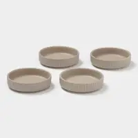 Соусники Magistro Jarwah Lausanne, 100 мл, 9.5&times;2.4 см, набор 4 шт., фарфор, бежевые