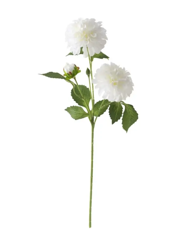 Цветы искусственные &laquo;Хризантема Бранхил черри&raquo;, d=9 см, h=49 см, белые